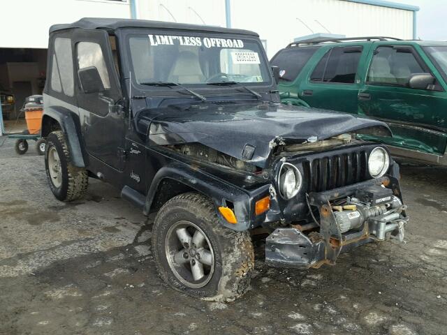 1J4FY19S3XP468135 - 1999 JEEP WRANGLER / BLACK photo 1