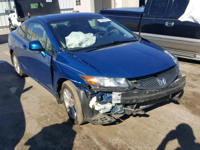 2HGFG3B89CH521715 - 2012 HONDA CIVIC EX BLUE photo 1