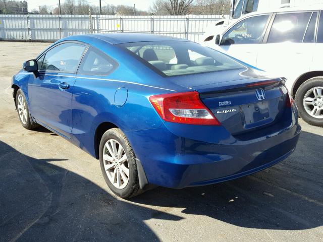 2HGFG3B89CH521715 - 2012 HONDA CIVIC EX Mavi foto 3