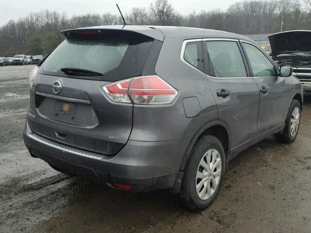 JN8AT2MV4GW137273 - 2016 NISSAN ROGUE S GRAY photo 4