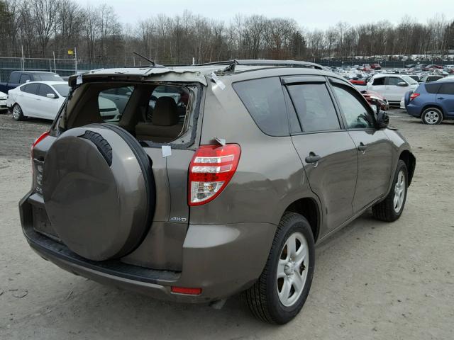 2T3BF4DV9CW252592 - 2012 TOYOTA RAV4 BROWN photo 4