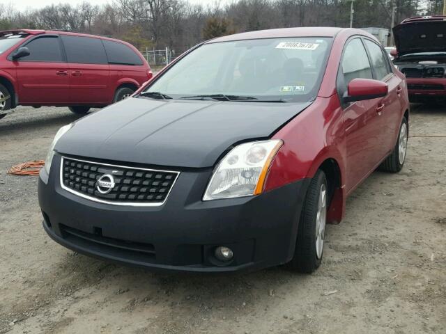 3N1AB61E49L645202 - 2009 NISSAN SENTRA 2.0 MAROON photo 2