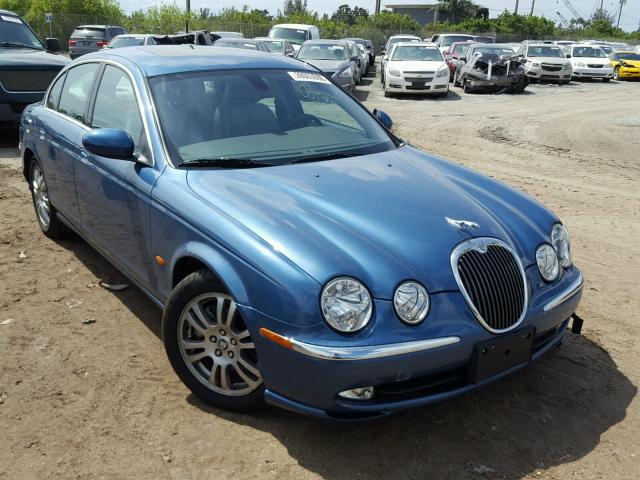 SAJEA01U33HM87593 - 2003 JAGUAR S-TYPE BLUE photo 1