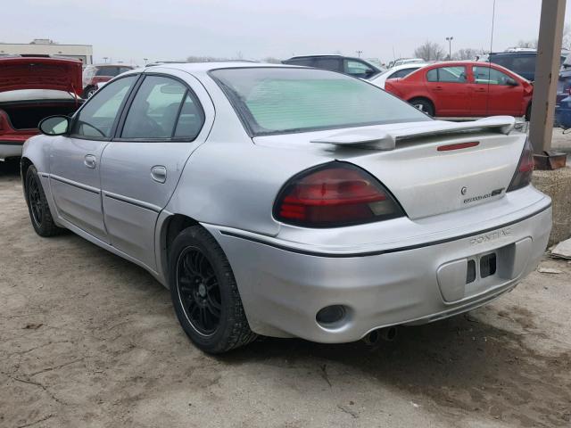 1G2NW52E93M557369 - 2003 PONTIAC GRAND AM G SILVER photo 3