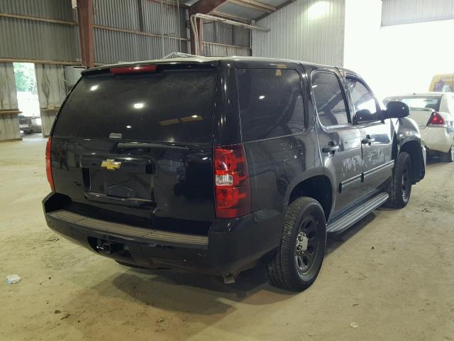 1GNLC2E00BR136191 - 2011 CHEVROLET TAHOE POLI BLACK photo 4