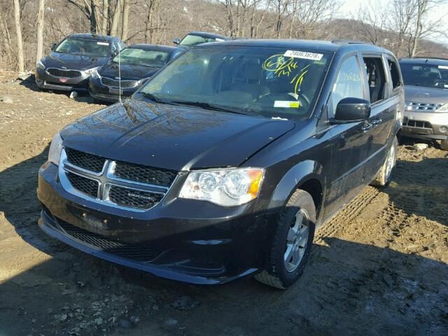 2C4RDGCG5CR212366 - 2012 DODGE GRAND CARA BLACK photo 2