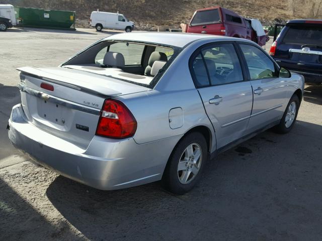 1G1ZT54805F240982 - 2005 CHEVROLET MALIBU LS ვერცხლისფერი ფოტო 4