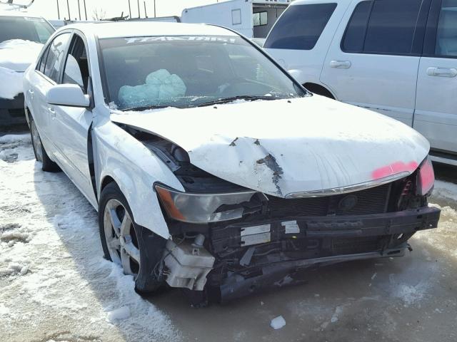 5NPEU46F27H284550 - 2007 HYUNDAI SONATA SE WHITE photo 1