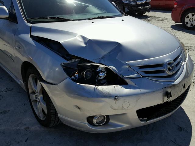 JM1BK143361446384 - 2006 MAZDA 3 HATCHBAC SILVER photo 9