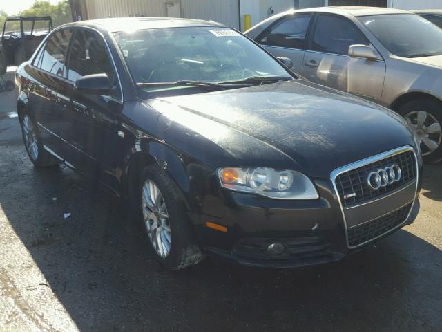 WAUAF78E78A159841 - 2008 AUDI A4 2.0T BLACK photo 1