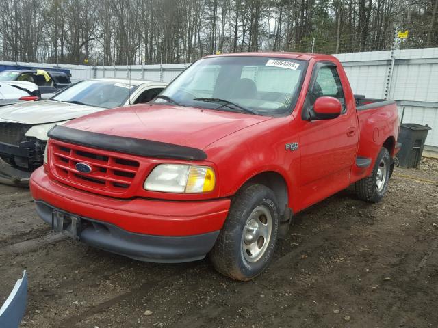 2FTZF07291CA22991 - 2001 FORD F150 RED photo 2