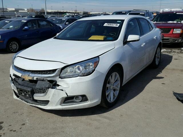 1G11E5SL5EF300785 - 2014 CHEVROLET MALIBU 2LT WHITE photo 2