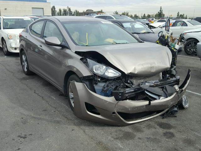 5NPDH4AE2DH412666 - 2013 HYUNDAI ELANTRA GL GOLD photo 1