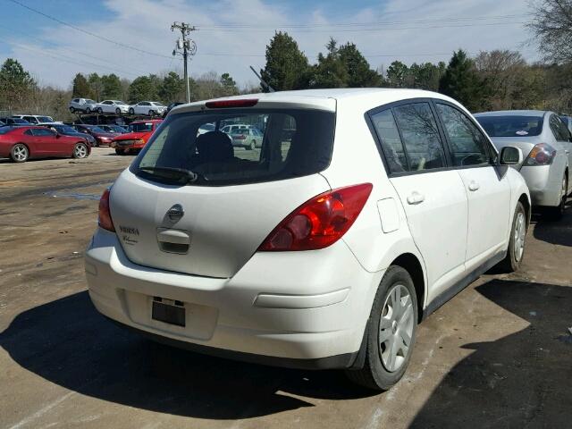 3N1BC1CP5BL515194 - 2011 NISSAN VERSA S WHITE photo 4