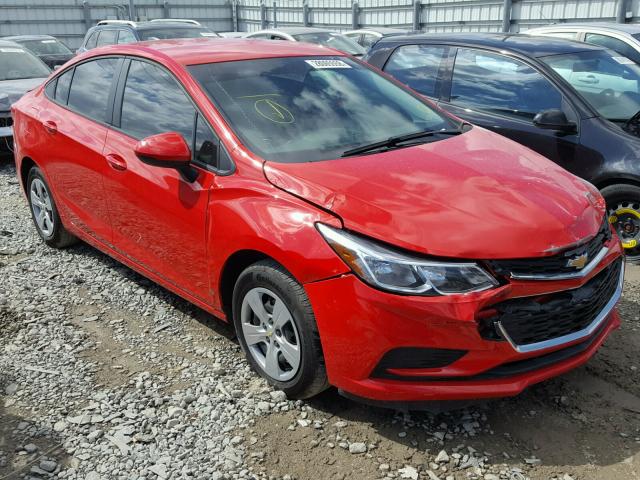 1G1BC5SM2H7230275 - 2017 CHEVROLET CRUZE LS RED photo 1