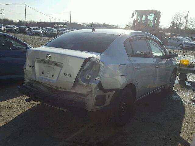 3N1AB61E67L710967 - 2007 NISSAN SENTRA 2.0 SILVER photo 4