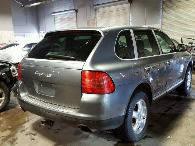 WP1AB29P64LA60250 - 2004 PORSCHE CAYENNE S GRAY photo 4