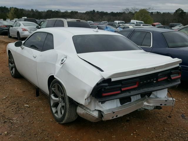 2C3CDZAGXHH577972 - 2017 DODGE CHALLENGER WHITE photo 3