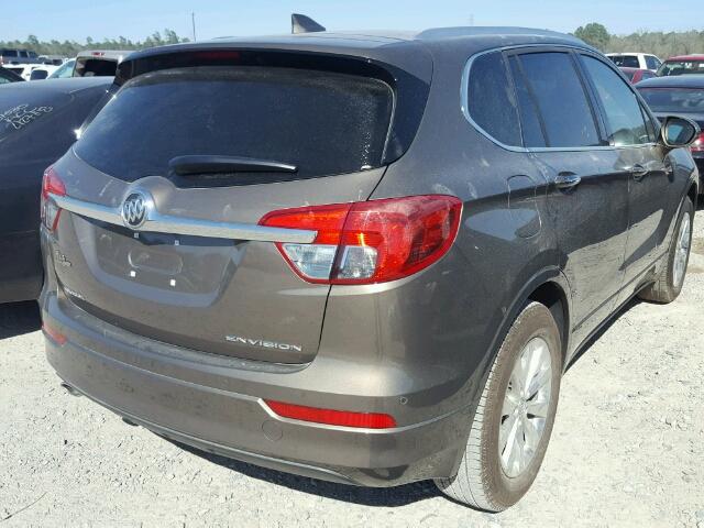 LRBFXBSA0HD053341 - 2017 BUICK ENVISION E BROWN photo 4