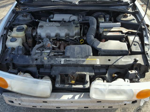 1G8ZG528X1Z247181 - 2001 SATURN SL1 SILVER photo 7