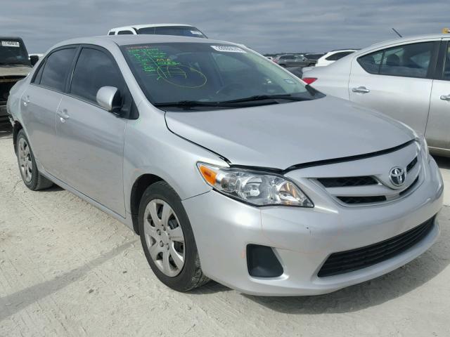 5YFBU4EE2DP187505 - 2013 TOYOTA COROLLA BA SILVER photo 1