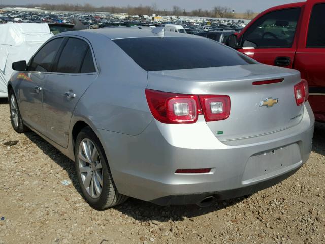 1G11F5SL7FU145568 - 2015 CHEVROLET MALIBU LTZ 银色 照片 3