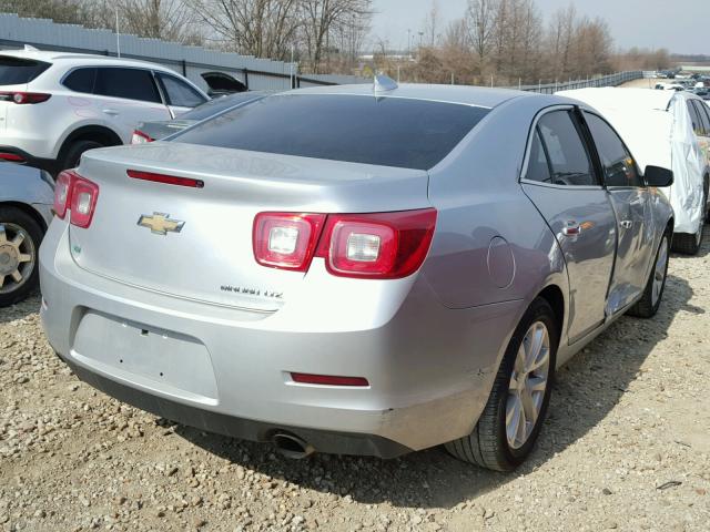 1G11F5SL7FU145568 - 2015 CHEVROLET MALIBU LTZ 银色 照片 4