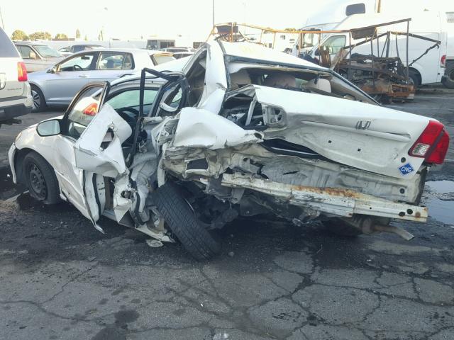 1HGEN26565L000209 - 2005 HONDA CIVIC GX WHITE photo 3