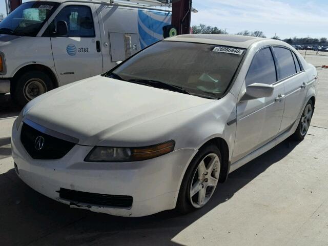 19UUA66264A033418 - 2004 ACURA TL WHITE photo 2