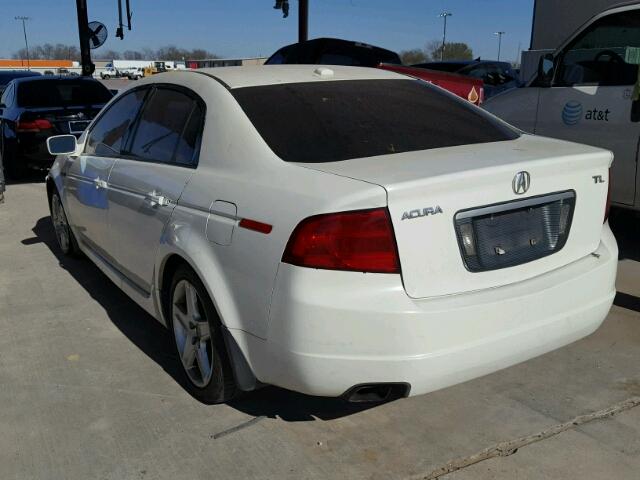 19UUA66264A033418 - 2004 ACURA TL WHITE photo 3