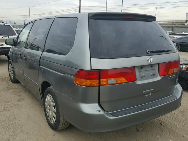 2HKRL18562H528667 - 2002 HONDA ODYSSEY LX GREEN photo 3