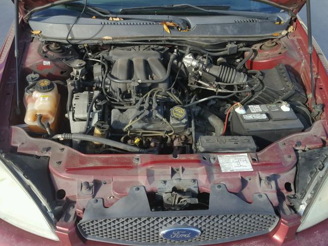 1FAFP56U75A272856 - 2005 FORD TAURUS SEL BURGUNDY photo 7