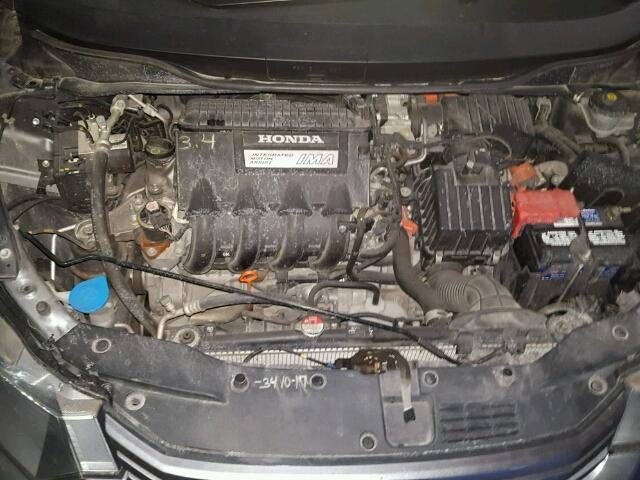 JHMZE2H71AS019263 - 2010 HONDA INSIGHT EX GRAY photo 7