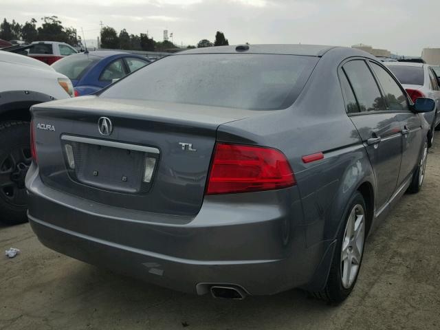 19UUA66236A052527 - 2006 ACURA 3.2TL GRAY photo 4