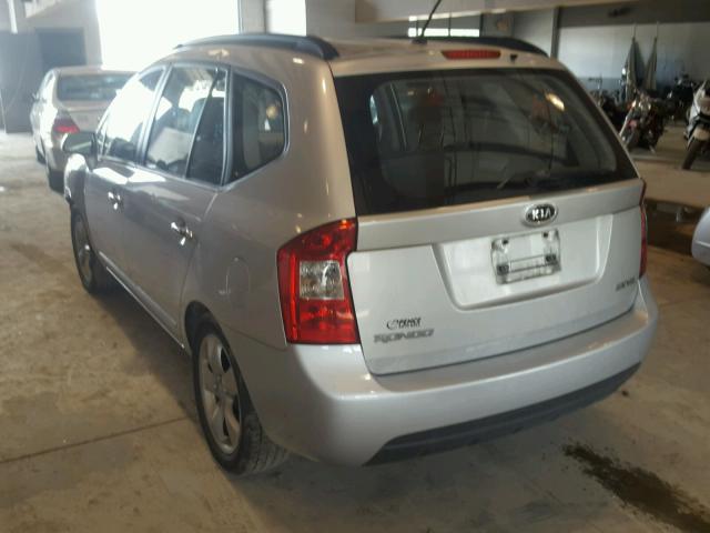 KNAFG526487162606 - 2008 KIA RONDO LX SILVER photo 3