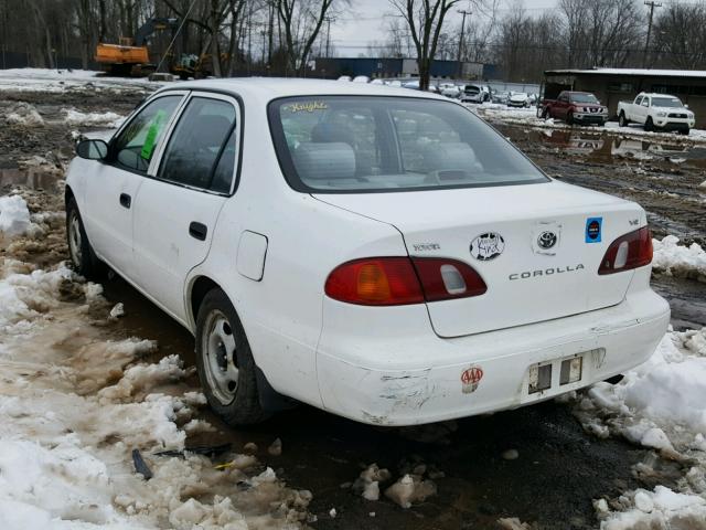 2T1BR12E4XC236437 - 1999 TOYOTA COROLLA VE WHITE photo 3