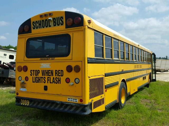 1T75U4B2731122890 - 2003 THOMAS SCHOOL BUS YELLOW photo 4