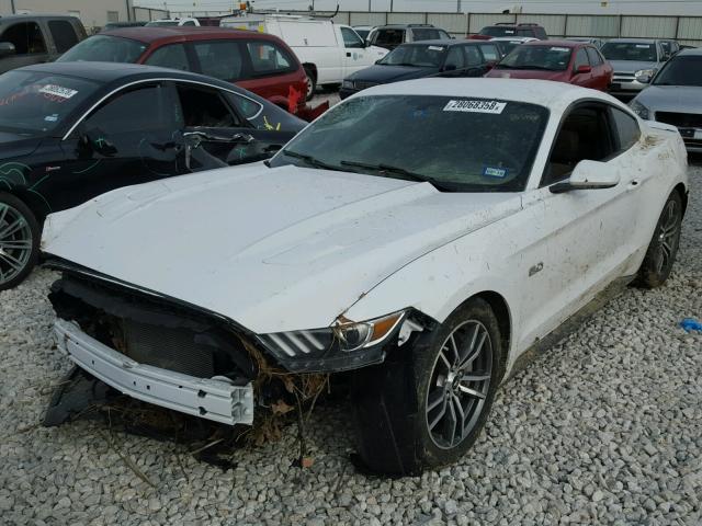 1FA6P8CF3G5266667 - 2016 FORD MUSTANG GT WHITE photo 2