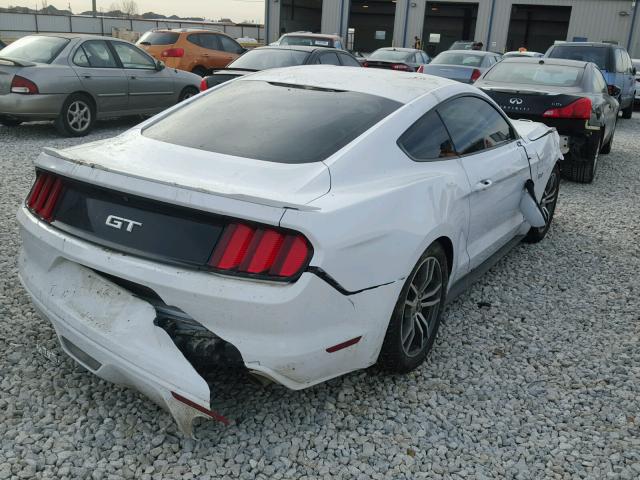 1FA6P8CF3G5266667 - 2016 FORD MUSTANG GT WHITE photo 4