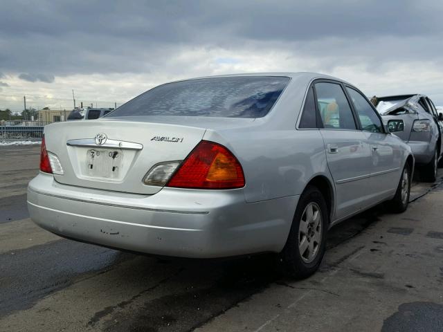 4T1BF28B02U230315 - 2002 TOYOTA AVALON XL GRAY photo 4