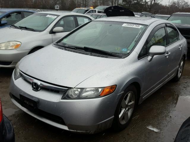 2HGFA16827H503868 - 2007 HONDA CIVIC EX SILVER photo 2