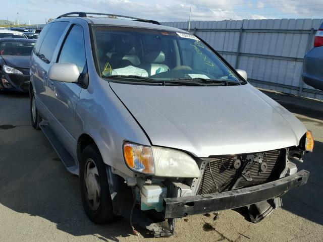 4T3ZF13C02U500840 - 2002 TOYOTA SIENNA LE GRAY photo 1