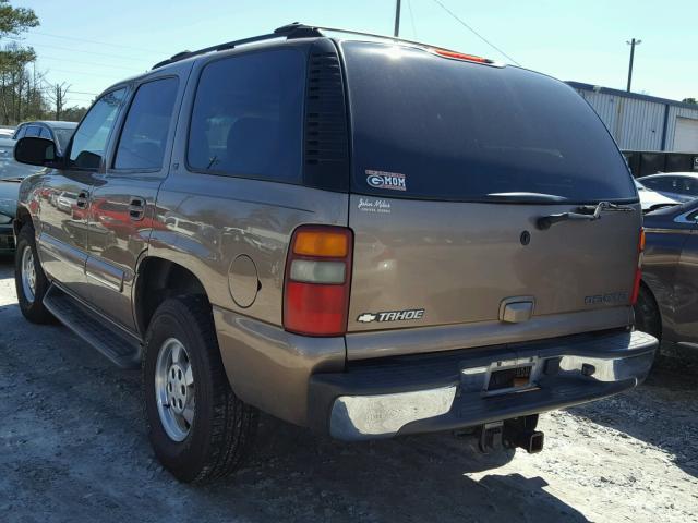 1GNEC13Z33R186296 - 2003 CHEVROLET TAHOE C150 BROWN photo 3