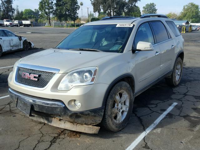 1GKER237X7J134300 - 2007 GMC ACADIA SLT თაფლისფერი ფოტო 2