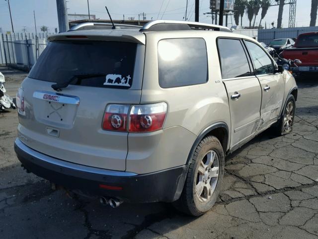 1GKER237X7J134300 - 2007 GMC ACADIA SLT თაფლისფერი ფოტო 4