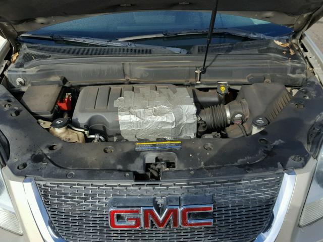 1GKER237X7J134300 - 2007 GMC ACADIA SLT თაფლისფერი ფოტო 7