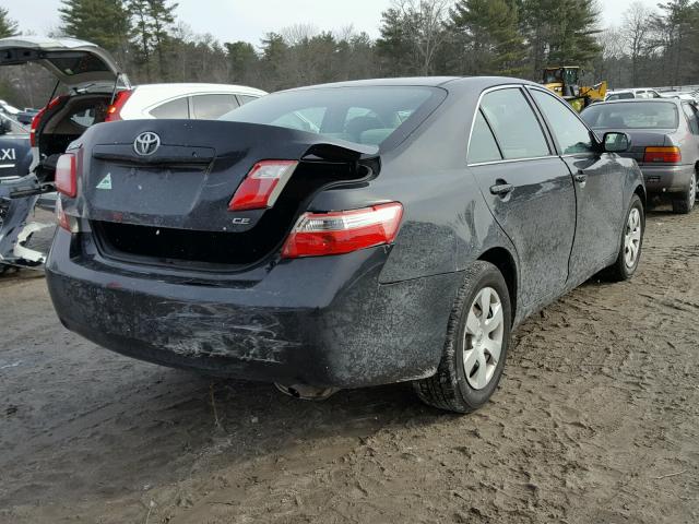 4T1BE46K57U532644 - 2007 TOYOTA CAMRY NEW BLACK photo 4