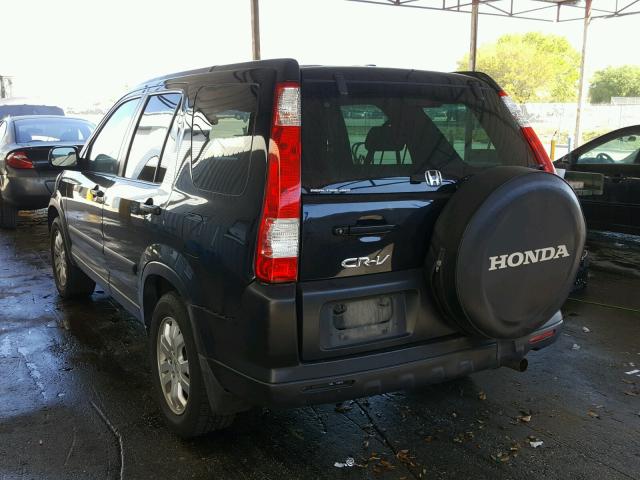 SHSRD78885U335961 - 2005 HONDA CR-V EX BLACK photo 3