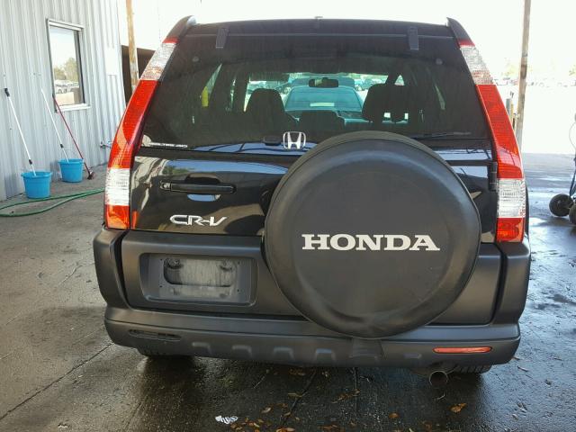 SHSRD78885U335961 - 2005 HONDA CR-V EX BLACK photo 9