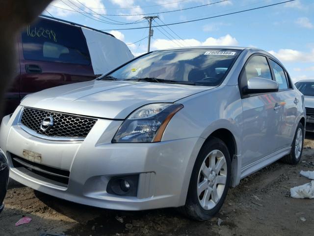 3N1AB6AP9CL690094 - 2012 NISSAN SENTRA 2.0 SILVER photo 2